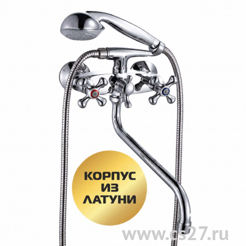 картинка BY1214717/3907-br Смеситель FERAT для ванны двухвентильный | Центр Снабжения | Дальний Восток | Владивосток