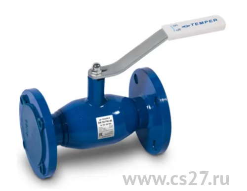 картинка Кран шаровой фланц. полный проход  TEMPER   DN100 PN16 | Центр Снабжения | Дальний Восток | Владивосток