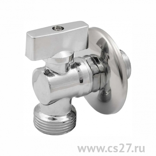 картинка Кран шаровый FERAT LUXE - УГЛОВОЙ  1/2"х1/2" НР/НР бабочка | Центр Снабжения | Дальний Восток | Владивосток