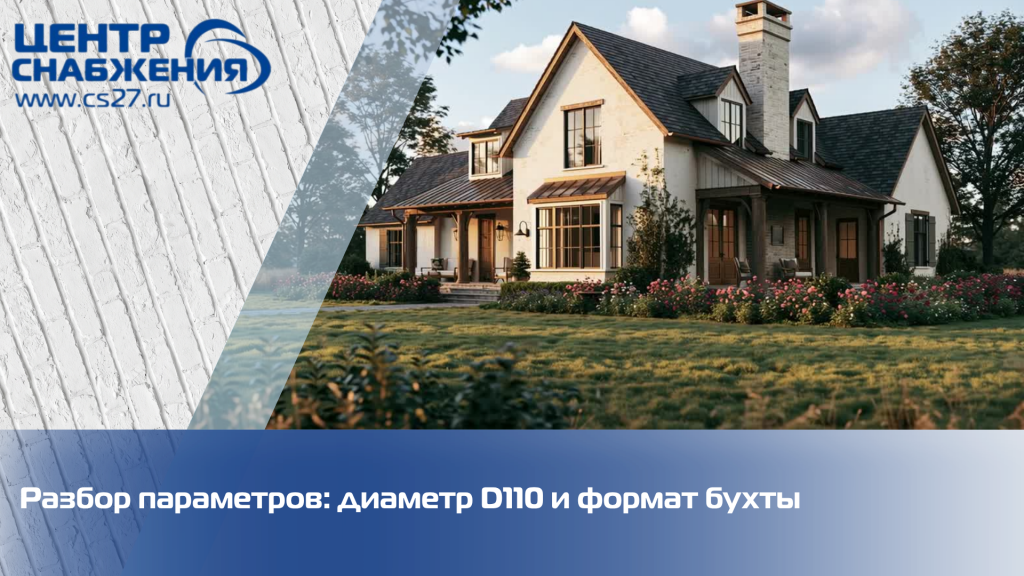 Разбор параметров: диаметр D110 и формат бухты Разбор параметров: диаметр D110 и формат бухты